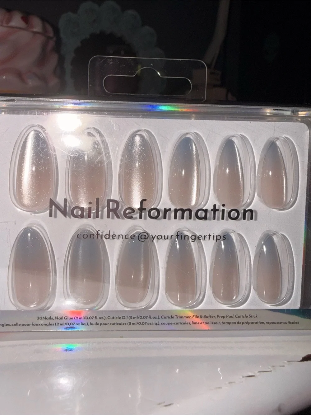 Nail Reformation Reflective Ombre Press-On Nails